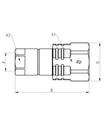 [FASTVV12GASF] Snelkoppeling vrouwelijk - DN 13 - 1/2" BSP