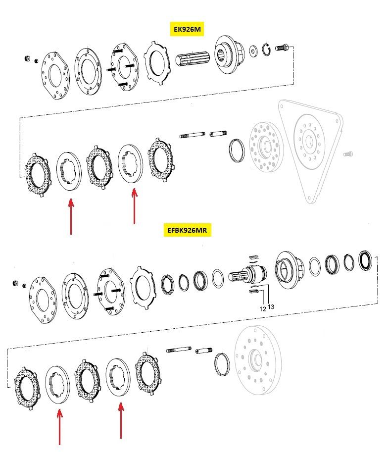 [WALT56.96.00] Meeneemschijf EK926M - EFBK926MR