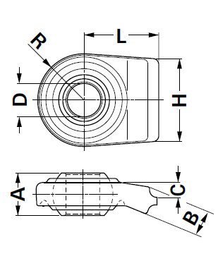 [WKSS204335] Aanlaskogel Ø 51,0 mm - gebogen - Breedte 113,5 mm - A=45,0 mm - R= 63,5 mm