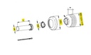 [WALTSDH25/1L1500-BIGD] Stofkap Binnen SD25/1 lengte 1500mm met kap Ø 185mm