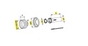 [WALTSDH25/1L1500-BU00] Stofkap Buiten SD25/1 lengte 1500mm met kap Ø 160mm