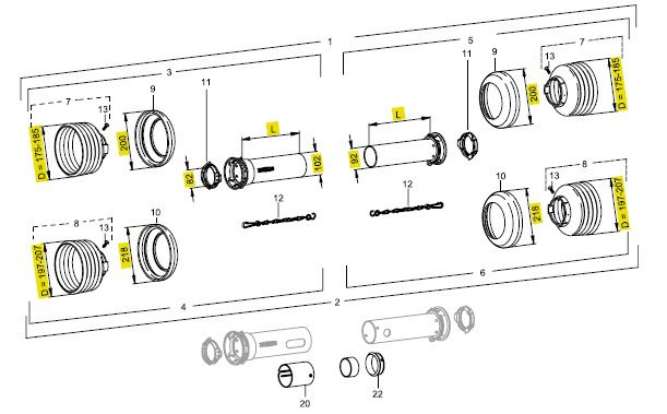 [WALT82.85.07] Steun ring voor kap SD35