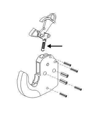 [DKWK 90 501 123] Veer haak cat 3 + 3 S