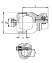 [WALT36.18.330] Gaffel metconische klem AGCC P 1.3/4" - 6 (80°)
