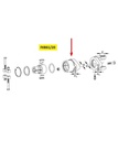 [WALT57.27.123] Huis FKB61/20 - R = 56mm - bout M10 - Links draaien