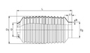 [WALT85.15.112] Dubbel kap SD15 - lengte 311mm