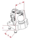 [CRAM8004709] Kit KBAW15 met kogel,plaat 15° en sluiting