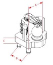 [CRAM8004682] Kit KBAW0 met kogel,plaat en sluiting
