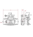 [CRAM8004184] Aanhangerkoppeling KU2000/293NB -  breedte 293 mm