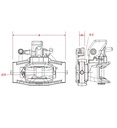 [CRAM8004284] Aanhangerkoppeling KU2000/335NA5 -  breedte 335 mm