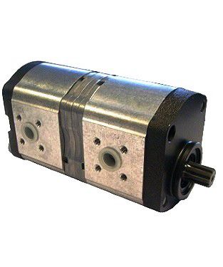 [DKWK 81 005 204 B] Pomp 2 gaten 60,0 x 60 - spline as 9T - 14,0 + 11,0 cc - Rechts draaien - Bosch