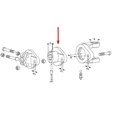[WALT57.27.24] Naaf KB61/20 - 1.3/8" - 6 / R = 48 - bout M10 / Stift