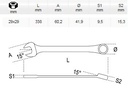 [BETA42/29x29] Ring-steeksleutel 29x29