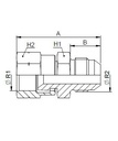 [FONT50.42.08.08] 3/4" JIC x 3/4" JIC