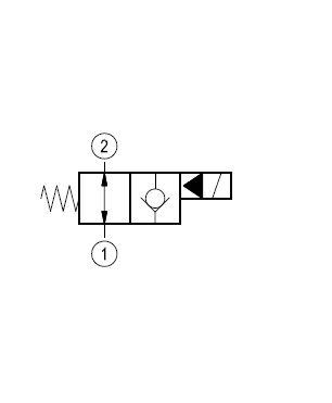[DKWK 80 015 271 B] Stuurschuif normaal open