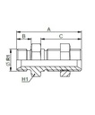 [FONT30.51.10.10] 5/8" BSP x 5/8" BSP - schotkoppeling