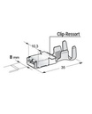 [DKWK 40 005 030] Kabelschoenen vrouwelijk voor mannelijke connecter - kabel 1,5 -  2,5 mm²