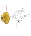 [WALT57.28.10] Naaf KB61/30 - 1.3/4" - 20 / R = 64 - bout M12 / Klemconus CC