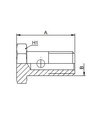 [FONT2.72] Enkel banjo bout M24 x 1,5