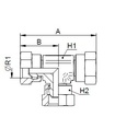 [FONT34.60.04.04] 1/4" BSP x 1/4" BSP x 1/4" BSP