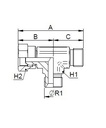 [FONT34.59.10.10] 5/8" BSP x 5/8" BSP x 5/8" BSP