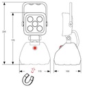 [AEBB475LEDMAG BA] Werklicht magnetisch LED (Oplaadbare lithium batterij) 600 Lumen