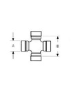 [DKWK 55 030 018] Kruis - 30,2 x 52,0 - zonder smmernippel - binnen clipsen