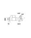 [ISKRIS1297] Reductiestarter Mahle MS34  3,2 Kw - 12V - 9T