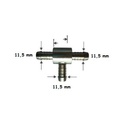 [COHN8028.101010] T nippel  (BRANDSTOFSLANG) - 11,5 MM