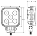 [AEBB475] Werklicht LED (84.6 x 85 ) 1600 Lumen