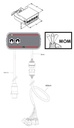 [DKWK 80 300 450 H] Bekabeling + controlekast 5 functies met by-pass functie