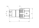 [FASTVV14GASF] Snelkoppeling vrouwelijk -  1/4" BSP