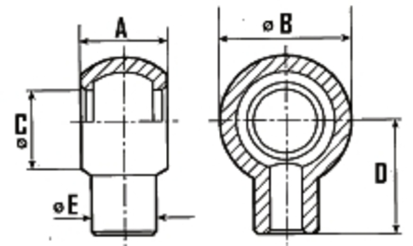 [FONT30.01.00.02] Banjo oog te lassen 1/8