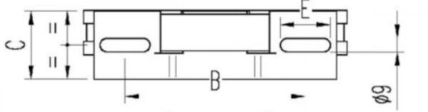 [BOSC1 531 316 019] Bevestigingsklem voor accumulator Ø135-145 mm 1L