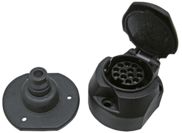 [HELL8JB005949-001] 13 polige stekker kunstof 12V