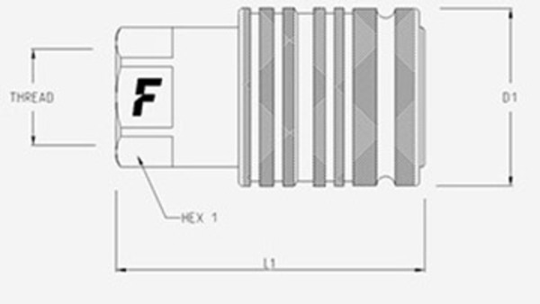 [FAST4PV12GASF] Snelkop.
