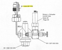 [BOSC1 533 391 016] Adapter voor 300 bar stikstofflessen