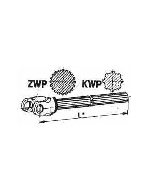 [WALT36.13.103L0531] Gaffel met profielas 36x42 - 8 - L = 531 mm