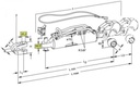 [WKSS207239] Hydraulisch derde punt met dempingsmechanisme  CAT 3/70 - slag 250 mm --> 110KW