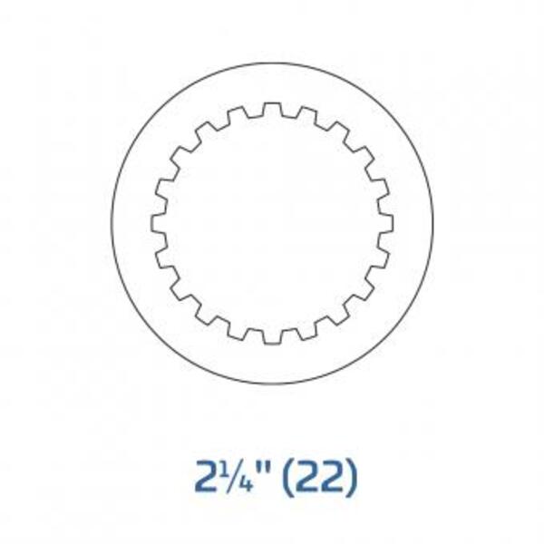 [WALT27.18.34] Gaffel met conische klem AGCC 2.1/4" - 22