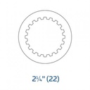 [WALT27.18.34] Gaffel met conische klem AGCC 2.1/4" - 22