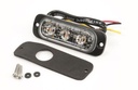 [AEBBST3-OR] Ultra dunne 3 LED flitser  12/24V - VDC - ORANJE
