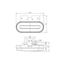 [DKWK 40 000 073] Markeerverlichting 12/24V LED Rood