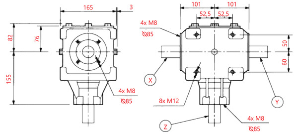 [COME4000935] Tandwielkast T27A 1:1,9 (267034)
