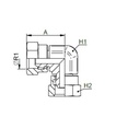[FONT34.19.08.08] 1/2" BSP x 1/2" BSP - 90°
