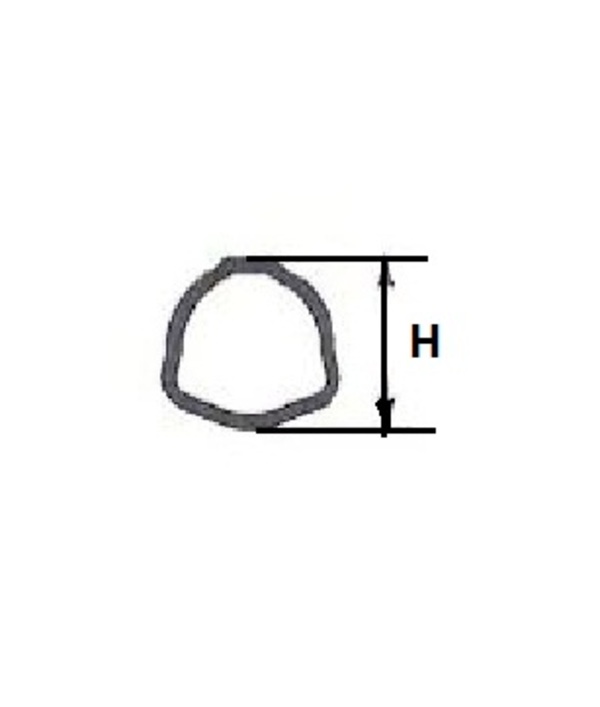 [BOND125071000] Profielbuis 36,0 x 4,0 lengte 1000mm