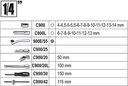 [BETABW 903E/C98] 1/4" en 1/2" doppenset (98 stuks) in koffer