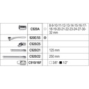[BETA923E/C25] Dopsleutelset 1/2" 6-kant Metrisch 8-32 mm