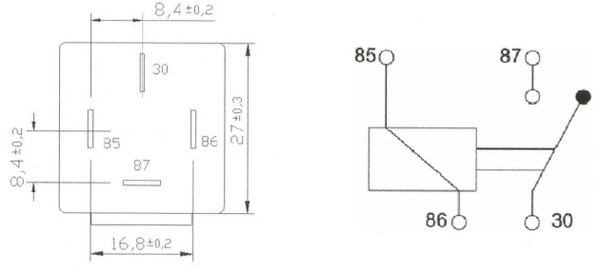 [DKWK 40 000 402] Relais 24V.20A - 4B.