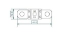[DKWK 40 004 260] Zekering Midi 200A